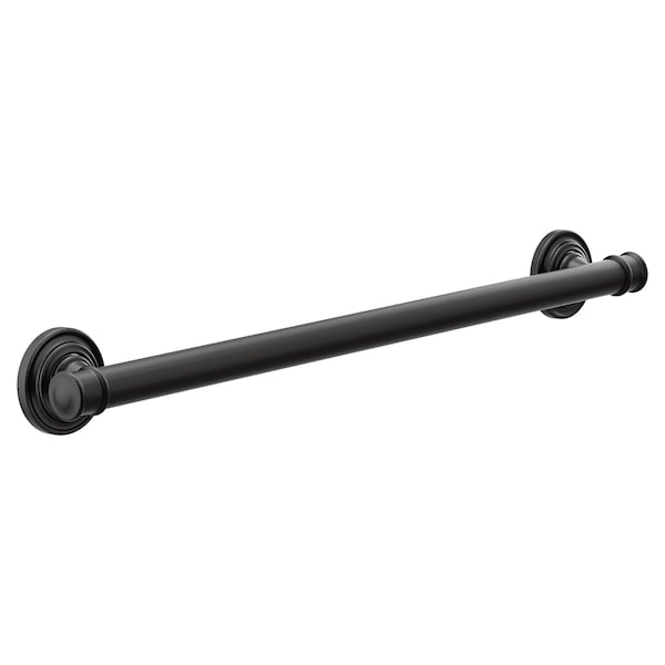 Moen Belfield Matte black 24" grab bar YG6424BL - main